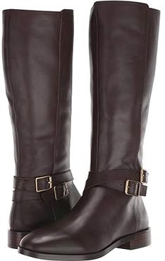 Martha Stewart Julia (Brown Leather) Women's Boots