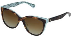 Daesha/S (Havana Pattern Green) Fashion Sunglasses