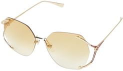 GG0651S (Shiny Endura Gold/Yellow) Fashion Sunglasses