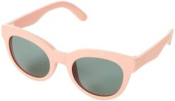 Florentin (Matte Coral/Green Grey) Fashion Sunglasses
