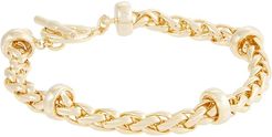 Braid Chain Flex Bracelet (Gold) Bracelet
