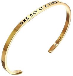 One Day At A Time Cuff (Yellow Gold) Bracelet