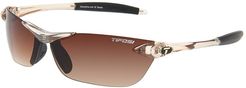 Seek (Crystal Brown/Brown Gradient Lens) Athletic Performance Sport Sunglasses