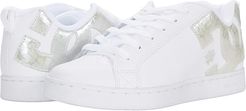 Court Graffik W (White/Silver Stars) Women's Skate Shoes