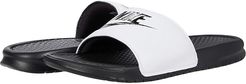 Benassi JDI Slide (White/Black/Black) Men's Slide Shoes