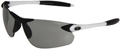 Seek Fototec FC - Smoke (White/Black/ Smoke Fototec Lens) Athletic Performance Sport Sunglasses