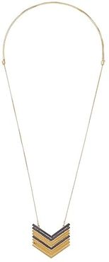 Arrowstack Necklace (Vintage Gold) Necklace