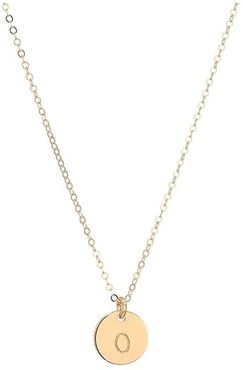 Mini Tag O Necklace (Gold) Necklace