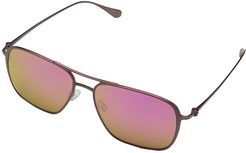 Beaches (Matte Brushed Burgundy/Maui Sunrise) Fashion Sunglasses