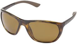 0RB4307 - Polarized (Havana) Fashion Sunglasses