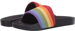 Pride Slide Sandal (Rainbow) Women's Shoes