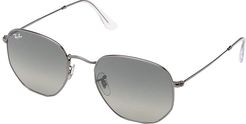 0RB3548 Hexagonal (Gunmetal) Fashion Sunglasses