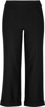 Pull-On Ankle Pants (Black) Women's Casual Pants