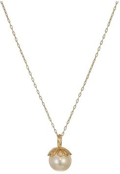 Pearlette Mini Pearl Pendant (White) Necklace