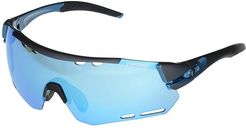 Alliant (Gunmetal/Blue Frame Clarion Blue/AC Red/Clear Lenses) Sport Sunglasses
