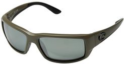 Fantail (Moss/Gray Silver Mirror 580G) Fashion Sunglasses
