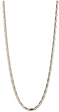 Textured Bar Chain Necklace (Gold) Necklace