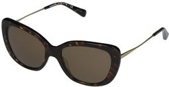 HC8291 54 mm Rectangular Sunglasses (Dark Tortoise) Fashion Sunglasses