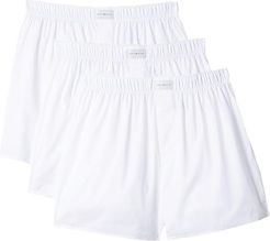 Cotton Classics Woven Boxer (White) Men's Underwear