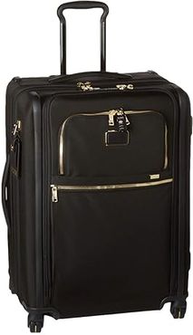 Alpha 3 Short Trip Expandable 4 Wheeled Packing Case (Black/Gold) Luggage