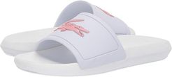 Croco Slide 119 3 (White/Light Pink) Women's Shoes
