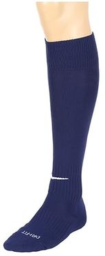 Nike Soccer Classic Sock (Midnight Navy/(White)) Knee High Socks Shoes