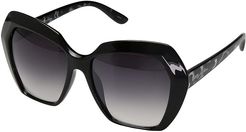 Plastic Geo (Black/Grey) Fashion Sunglasses