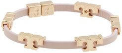 Serif-T Single Wrap Bracelet (Tory Gold/Mineral Pink) Bracelet