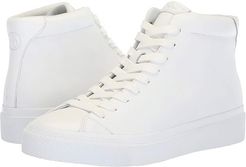 RB1 High Top Sneakers (White) Men's Lace up casual Shoes