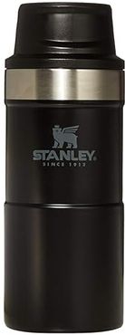 12 oz Classic Trigger-Action Travel Mug (Matte Black) Glassware Cookware