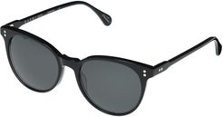 Norie 53 (Crystal Black/Dark Smoke) Fashion Sunglasses