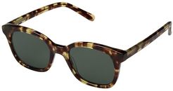 Venice Flat-Frame Sunglasses (Maple Syrup Tort) Fashion Sunglasses