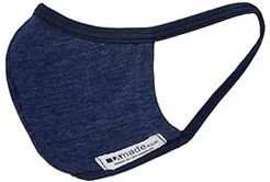 Washable 2-Layer Reversible Mask (Little Kids/Big Kids) (Blues/Solid Black) Knit Hats