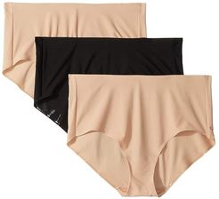 TC Intimates by Miraclesuit 3-Pack Microfiber Brief (Nude/Nude/Black) Women's Underwear