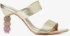 Rosalind Crystal Mid Mule (Champagne Ombre) Women's Shoes