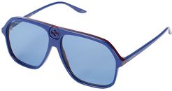 GG0734S (Blue) Fashion Sunglasses