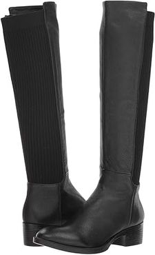 Levon Boot (Black Leather) Women's Zip Boots
