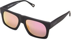 Duke (Matte Black/Pink) Fashion Sunglasses