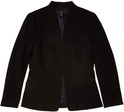 Going-Out Blazer in Stretch Twill (Black) Women's Clothing