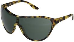 PR 06XS (Medium Havana/Dark Green) Fashion Sunglasses