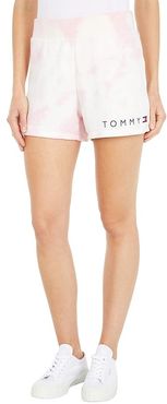 Wilmington Tie-Dye Shorts with Elastic Waist (Coral Blush/Multi) Women's Shorts