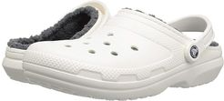 Classic Lined Clog (White/Grey 2) Clog Shoes