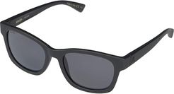 Approach Polarized (Black Satin/Vintage Grey Polarized Lens) Fashion Sunglasses