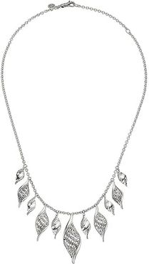 Classic Chain Wave Necklace (Silver) Necklace