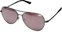 Blackburn (Gunmetal/HD Plus Rose Polar w/ Silver Spectra Mirror) Fashion Sunglasses