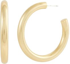 Chunky Large Hoop Earrings (Vintage Gold) Earring