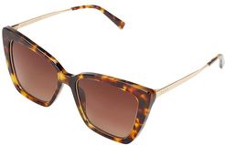 Becky IV (Amber Tortoise) Fashion Sunglasses