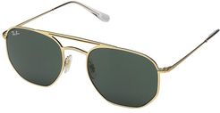 RB3609 54 mm. (Demi Gloss Gold/Green) Fashion Sunglasses