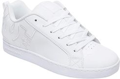 Court Graffik W (White/White/White) Women's Skate Shoes