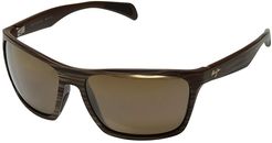 Makoa (Matte Brown Woodgrain/HCL Bronze) Fashion Sunglasses